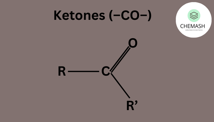 Ketones (–CO–)